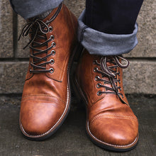 Indlæs billede til gallerivisning Vintage læderstøvler - engelsk stil

